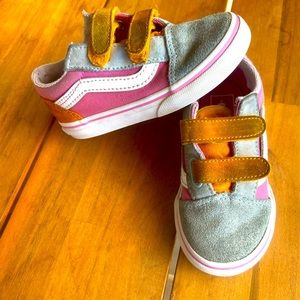 Toddler Size 8.5 Vans Old School Color Block